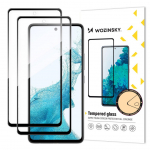 Kaitseklaasid Wozinsky  Wozinsky 2x Set Super Tough Full Glue Tempered Glass Full Screen with Frame Case Friendly Samsung Galaxy A53 5G Black