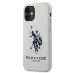 Tagakaaned U.S. Polo PU US Polo USHCP12SSLHRWH iPhone 12 mini 5,4" biały/white Silicone Collection