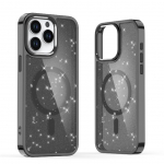 Tagakaaned Hurtel  Glitter Case MagSafe for iPhone 16 Pro Max - black with glitter
