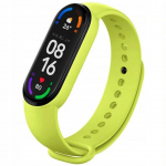 Rihm OEM Silicone strap for XIAOMI Mi Band 5 / 6 / 7 green (05)