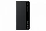 Kaaned - kaaned Samsung - Galaxy S21 FE Smart Clear View Cover Dark Grey