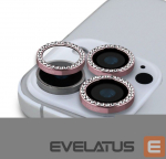 Kaitseklaasid Guess Apple iPhone 16 Pro/16 Pro Max Fixed Glliter Protective Lens Pink