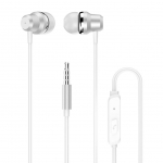 K&otilde;rvaklapid Dudao Dudao X10PRO wired headphones, mini jack 3.5mm, in-ear with remote control - white