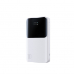 V&auml;line aku Joyroom  Joyroom JR-QP191 Star Series Mini 10000mAh 22.5W Powerbank with Digital Display - White