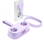 Muu arvutitarvik Orico  Orico AP3 20W GaN 5in1 Power Strip 2x AC + 2x USB-A + 1x USB-C - Purple