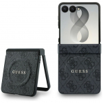 Tagakaaned Guess  Guess 4G Classic MagSafe Case for Samsung Galaxy Z Flip 8 - Black