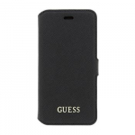 Kaaned - kaaned Guess Saffiano Book Case Black for iPhone 6/6S Black