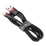 Kaabel Baseus  Baseus Cafule CALKLF-B19 Lightning datu un uzlādes vads 2.4A / 100 cm melns