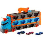 M&auml;nguasjad hot wheels  Hot Wheels 2-in-1 Racetrack Transporter Toy Vehicle (Blue/Orange)