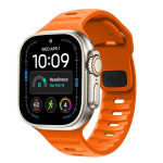 Muu Tech-Protect Tech-Protect Silicone Line Strap for Apple Watch 44 / 45 / 46 / 49 mm - Orange