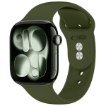 Muu Tech-Protect Tech-Protect Silicone Strap for Apple Watch 44 / 45 / 46 / 49 mm - Green