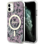 Tagakaaned Guess  Guess GUHMN61HCFWSP iPhone 11 / Xr 6.1" pink/pink hardcase Flower MagSafe