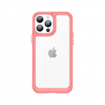 Tagakaaned Hurtel  Outer Space Case Case for iPhone 12 Pro Max Hard Cover with Gel Frame Red