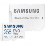 Muu arvutitarvik Samsung  MEMORY MICRO SDXC EVO+ 256GB/V30 W/A MB-MC256SA/EU