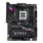 Intel protsessori emaplaat Asus ROG STRIX B850-E GAMING WIFI | Processor family AMD | Processor socket AM5 | DDR5 | Supported hard disk drive interfaces SATA, M.2 | Number of SATA connectors 4