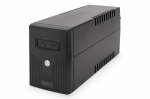 Serverid Digitus Line-Interactive UPS DN-170063, 600VA, 360W, 1x 12V/7Ah battery, 2x CEE 7/7 outlet, 2x RJ-11, 1x USB 2.0 type B, LED, Simulated Sine Wave, 298x101x142mm, 4.35kg
