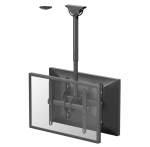 Teleri kinnitus NEOMOUNTS  NM-C440DBLACK Monitor/TV mount ceiling 2 screens - 32-60" - max 45 kg/screen - VESA 200x200-400x400 - h 56-91 cm - black
