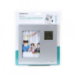 Kaameratarvik OMEGA Digital Wheather Station with Photo Frame Silver