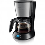 Kohvikeetja Philips Philips Daily Collection Coffee maker HD7459/20 With glass jug With timer Black & metal