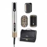 F&ouml;&ouml;ni pintsel Babyliss | Hair styling comb | Air Wand AS6555E | Ion conditioning | Number of heating levels 4 | 1600 W | Chrome