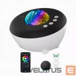 LED Projektor Elight J1 Aurora projector with atmosphere sounds & Bluetooth speaker Smart Wi-Fi Bluetooth App control White