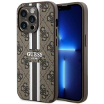 Tagakaaned Guess  Guess GUHMP14LP4RPSW iPhone 14 Pro 6.1" brown/brown hardcase 4G Printed Stripes MagSafe