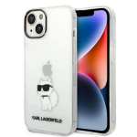 Tagakaaned Karl Lagerfeld  Karl Lagerfeld Ikonik Choupette case for iPhone 14 Plus - transparent