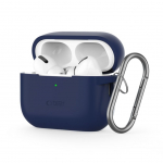 Korpus k&otilde;rvaklappidele Tech-Protect Apple AirPods Pro 1 / 2 Silicone Hook Case Blue