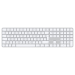Arvuti klaviatuur Apple Magic Keyboard with Touch ID and Numeric Keypad for Mac models with silicon - International English - White Keys |