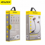 Juhtmevabad k&otilde;rvaklapid Awei Magnetic Switch Wireless Sports Earphone AK4 Black