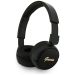 Muud kaubad Guess Guess Metal Logo Script Over-Ear Headphones - Black