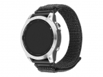 Rihm fixed | Sporty Strap for Garmin QuickFit 22mm | 160-210 mm | Dark gray | Nylon
