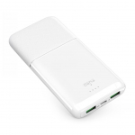 V&auml;line aku Puro  Powerbank Puro DAILY 10 PLUS 10000mAh 2x USBA / 1x USB-C 22.5W - white
