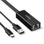 Muud kaubad Ugreen Ugreen USB-C to RJ45 10/100 Mbps Network Adapter - Black - OUTLET