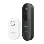 Server &ndash; muud tarvikud Reolink DB2K03B Smart 2K+ Wi-Fi Video Doorbell with Chime