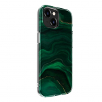 Tagakaaned Evelatus Apple iPhone 15 PC Customized Print Design Marble Green