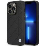 Tagakaaned BMW Case BMW BMHCP14L22RQDK iPhone 14 Pro 6.1" black/black Leather Quilted