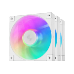 Jahutid Deepcool  R-FD12-BKAPN3-G ARGB-3 IN 1 Performance 120mm Fan White 3-Pack