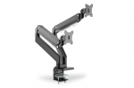 Teleri kinnitus Digitus Desk Mount | DA-90427 | Adjustable Height, Rotate, Tilt, Swivel | 15-35 " | Maximum weight (capacity) 2x15 kg | Black