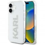 Muud kaubad Karl Lagerfeld  Karl Lagerfeld IML Rhinestones Logo iPhone 16 Case - Transparent