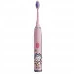 Hambahari Kiddyz T1 Electric Sonic Toothbrush Kids 3 to 12 Years USB rechargeable (1 extra head) Pink