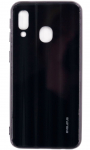 Tagakaaned Evelatus Samsung A20e Water Ripple Full Color Electroplating Tempered Glass Black
