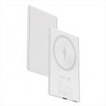 V&auml;line aku Evelatus Evelatus 3000mAh Power Bank Super Slim With Wireless charging&nbsp;EVEP03PBSSW White