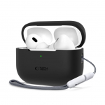 Korpus k&otilde;rvaklappidele Tech-Protect Apple AirPods Pro 1 / 2 Silicone Case Black