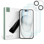 Kaitseklaasid Tech-Protect  Tech-Protect Supreme Set for iPhone 15 2x tempered glass for display / tempered glass for camera
