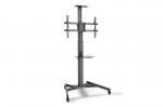 Teleri kinnitus Digitus TV-Cart for screens up to 70", max. 50kg wheelbase, VESA max. 600x400, Black