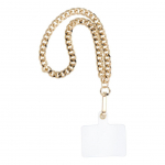 Muu OEM  CHAIN #41 Phone lanyard, Phone pendant / cord length 40cm (20cm in the loop) / on wrist - gold