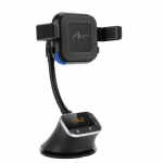 Muu OEM Car holder 4in1 (transmiter FM + wireles charger 10W + car speaker) MP3TR FM-09