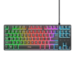 Arvuti klaviatuur Trust KEYBOARD USB GXT833 THADO TKL/ENG BLACK 25886