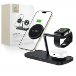 Muud kaubad Tech-Protect Tech-Protect QI15W-A45 3in1 Wireless Charger with MagSafe for Apple Devices - Black